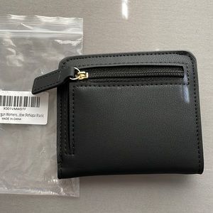 NWT Unisex Men Women Toughergun Rfid Blocking Small Compact Bifold Black Wallet